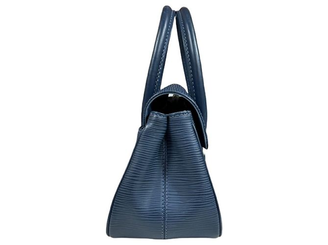Borsa Louis Vuitton Segur PM Epi Blu - vista 4