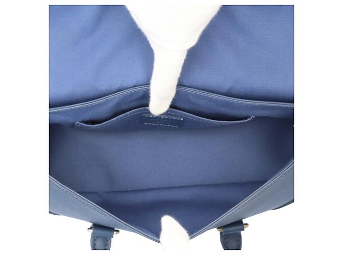 Borsa Louis Vuitton Segur PM Epi Blu - vista 6