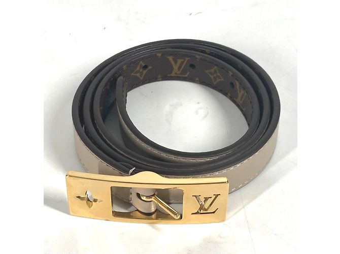 Reversible Monogram Gürtel von Louis Vuitton Braun Beige - Ansicht 14
