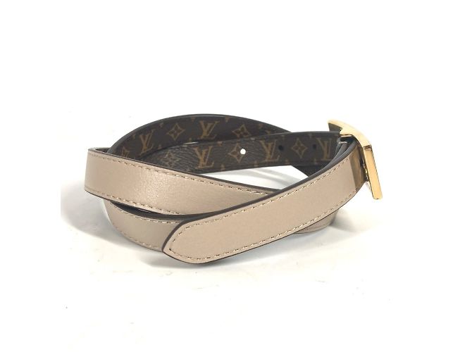 Reversible Monogram Gürtel von Louis Vuitton Braun Beige - Ansicht 2