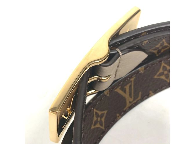 Reversible Monogram Gürtel von Louis Vuitton Braun Beige - Ansicht 5