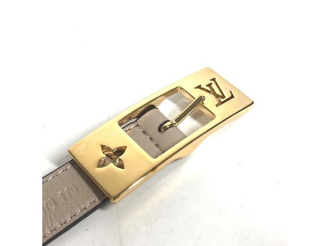 Reversible Monogram Gürtel von Louis Vuitton Braun Beige - Ansicht 7