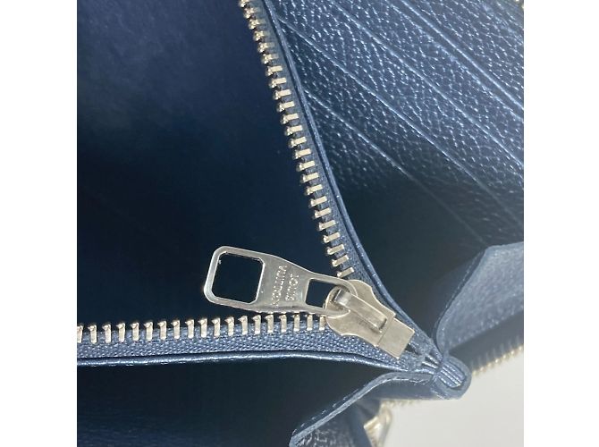 Carteira longa Monogram Empreinte Louis Vuitton Azul - vista 12