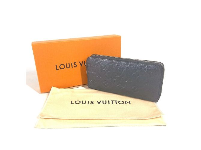 Carteira longa Monogram Empreinte Louis Vuitton Azul - vista 13