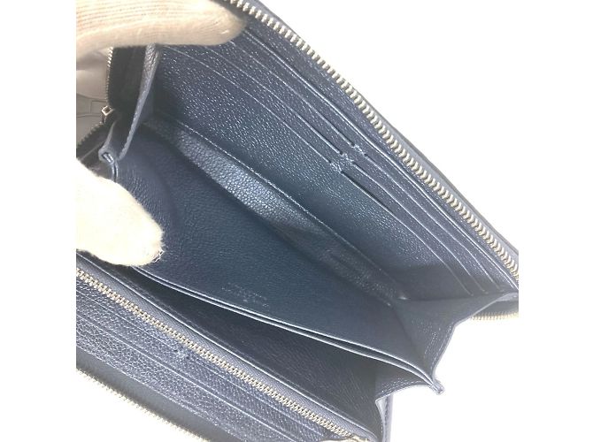 Carteira longa Monogram Empreinte Louis Vuitton Azul - vista 7