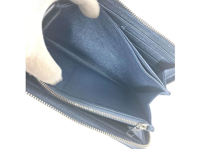 Carteira longa Monogram Empreinte Louis Vuitton Azul - vista 8