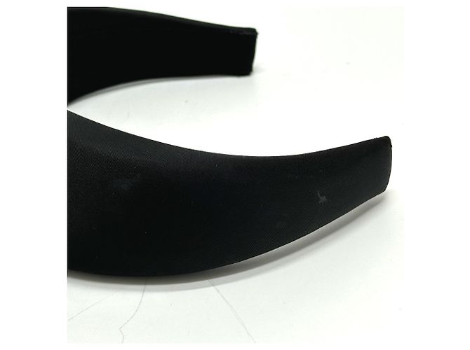 Diadema de cabello Prada Triangle Negro - vista 3