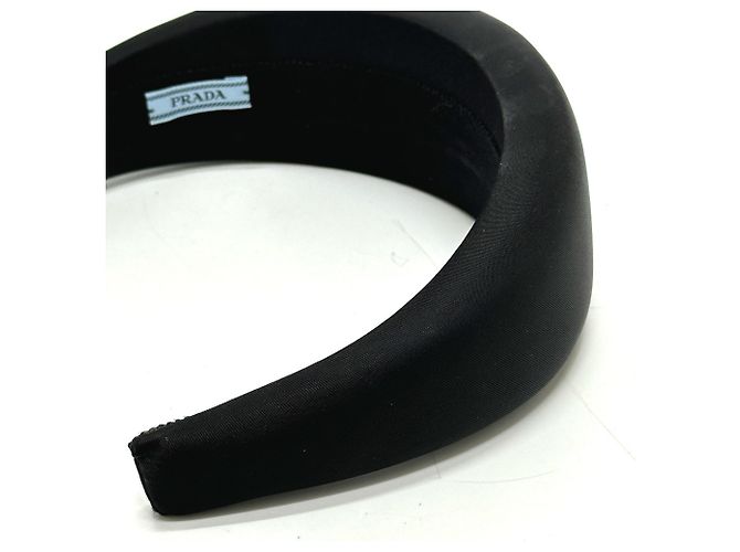 Diadema de cabello Prada Triangle Negro - vista 4