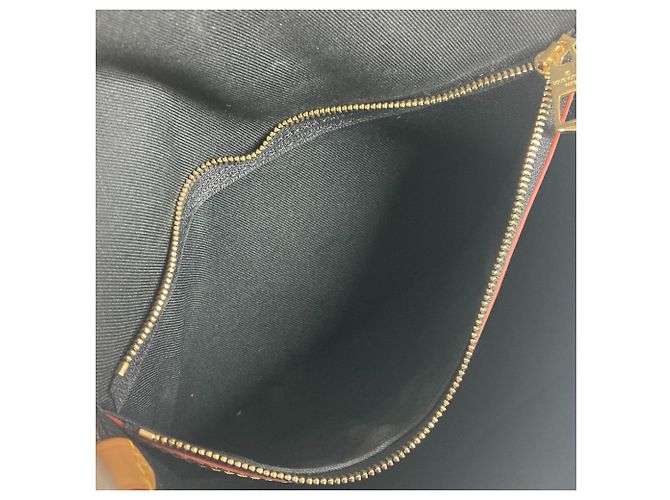 Borsa a spalla Louis Vuitton Monogram Diane NM PM Pochette Flap Marrone Nero - vista 16