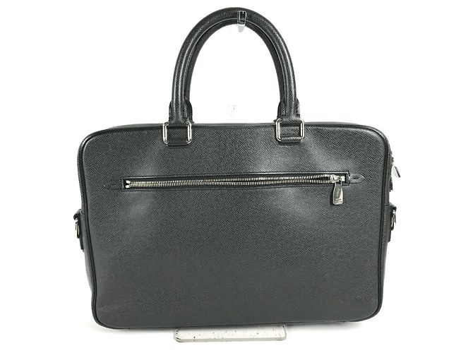Borsa Tote Porto-Document PDV Taiga Louis Vuitton Nero - vista 3