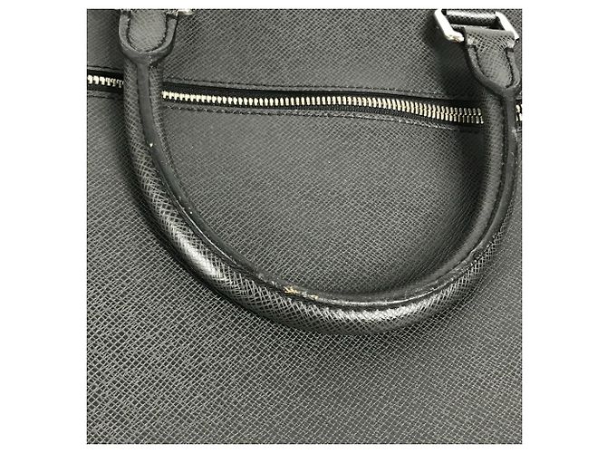 Borsa Tote Porto-Document PDV Taiga Louis Vuitton Nero - vista 5
