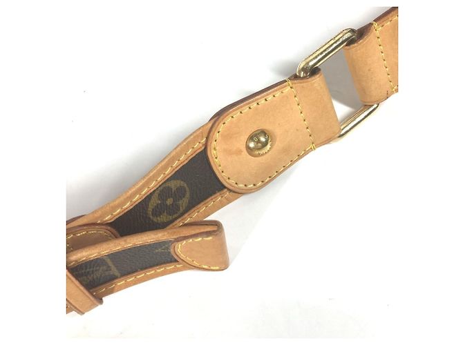 Borsa a Spalla Demi Lune Perforata Monogram Louis Vuitton Marrone Arancione - vista 8
