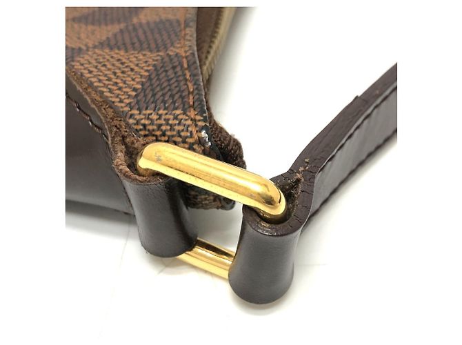 Borsa a Spalla Louis Vuitton Damier Bloomsbury PM Marrone - vista 7
