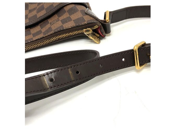 Borsa a Spalla Louis Vuitton Damier Bloomsbury PM Marrone - vista 8
