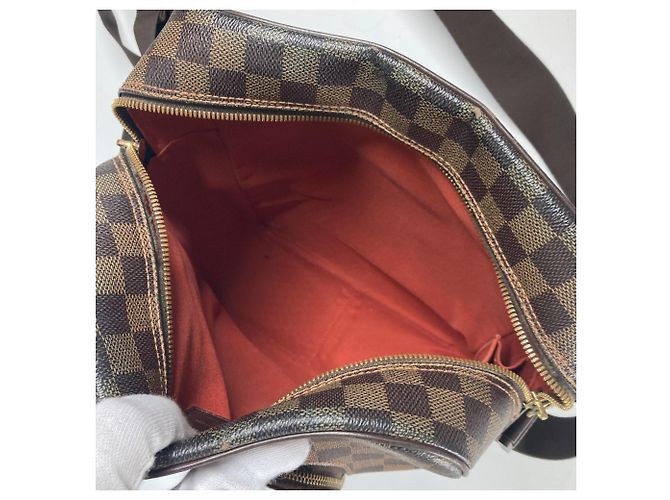 Borsa a spalla Louis Vuitton Damier Olaf MM Pochette Marrone - vista 13