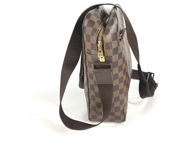 Borsa a spalla Louis Vuitton Damier Olaf MM Pochette Marrone - vista 2