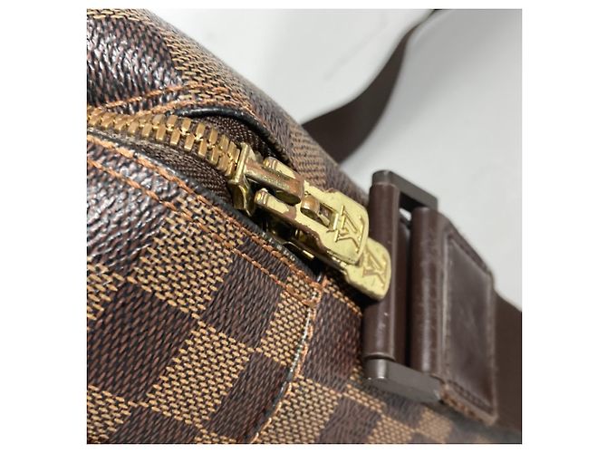 Borsa a spalla Louis Vuitton Damier Olaf MM Pochette Marrone - vista 5