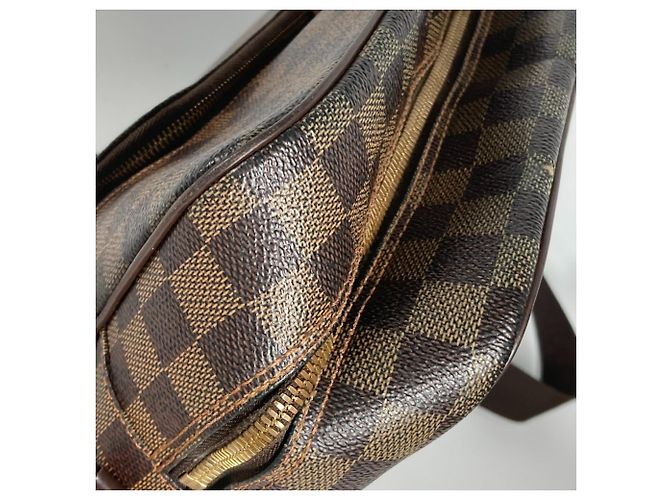 Borsa a spalla Louis Vuitton Damier Olaf MM Pochette Marrone - vista 6