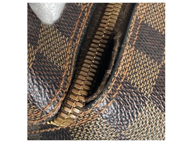 Borsa a spalla Louis Vuitton Damier Olaf MM Pochette Marrone - vista 7