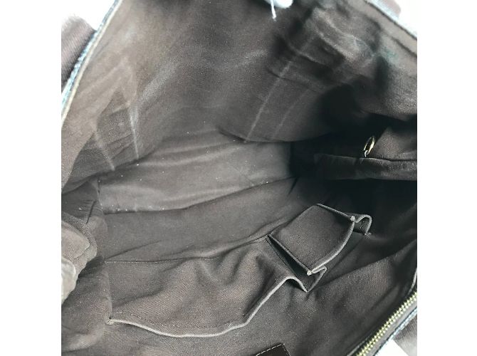 Borsa a Spalla Louis Vuitton Damier Cabas Bobur Marrone Damier ebene - vista 10