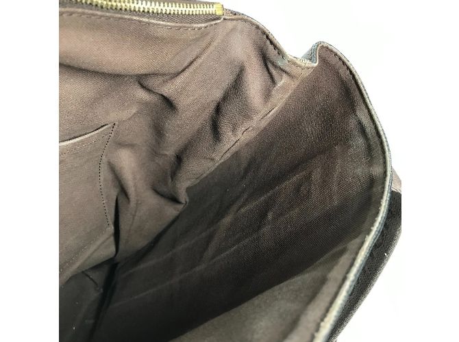 Borsa a Spalla Louis Vuitton Damier Cabas Bobur Marrone Damier ebene - vista 14