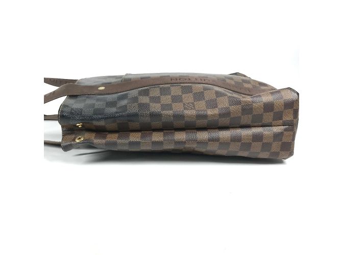 Borsa a Spalla Louis Vuitton Damier Cabas Bobur Marrone Damier ebene - vista 4