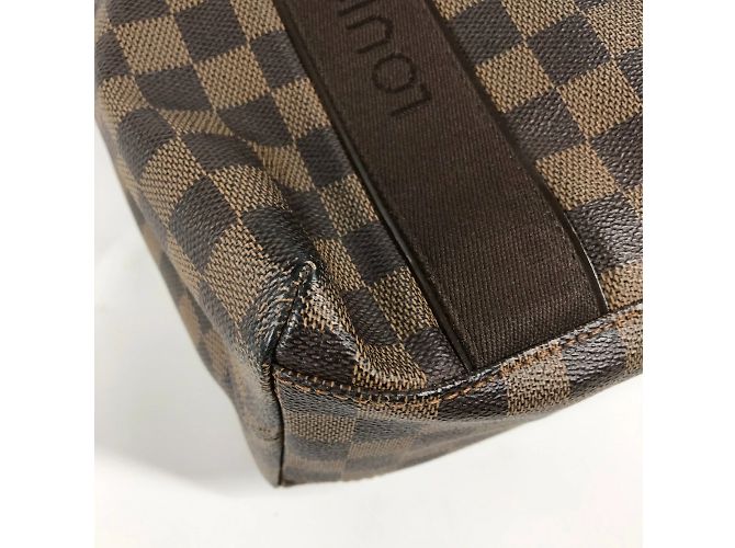 Borsa a Spalla Louis Vuitton Damier Cabas Bobur Marrone Damier ebene - vista 6