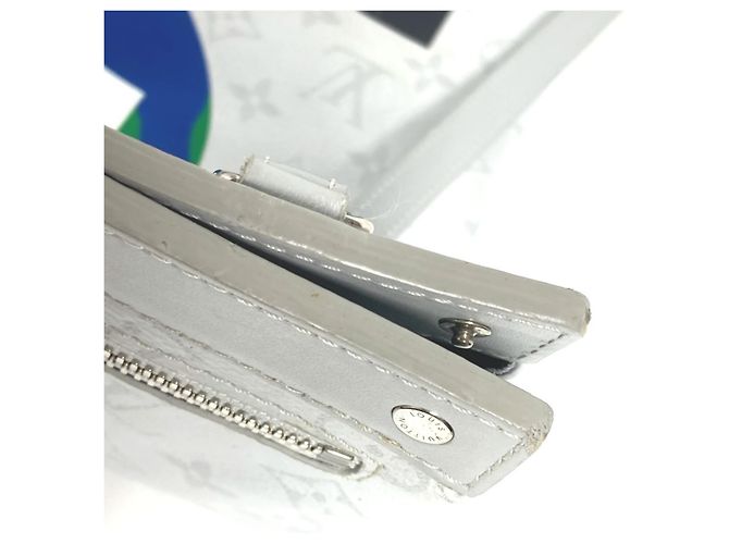 Borsa a spalla verticale piatta bianca Monogram Louis Vuitton Bianco - vista 11