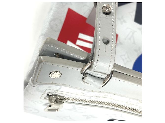 Borsa a spalla verticale piatta bianca Monogram Louis Vuitton Bianco - vista 12