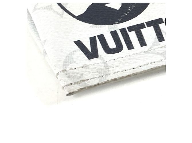 Borsa a spalla verticale piatta bianca Monogram Louis Vuitton Bianco - vista 7