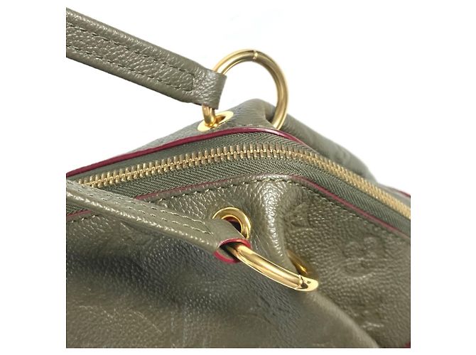 Borsa a Spalla Louis Vuitton Monogram Empreinte Pontu PM Cachi - vista 10
