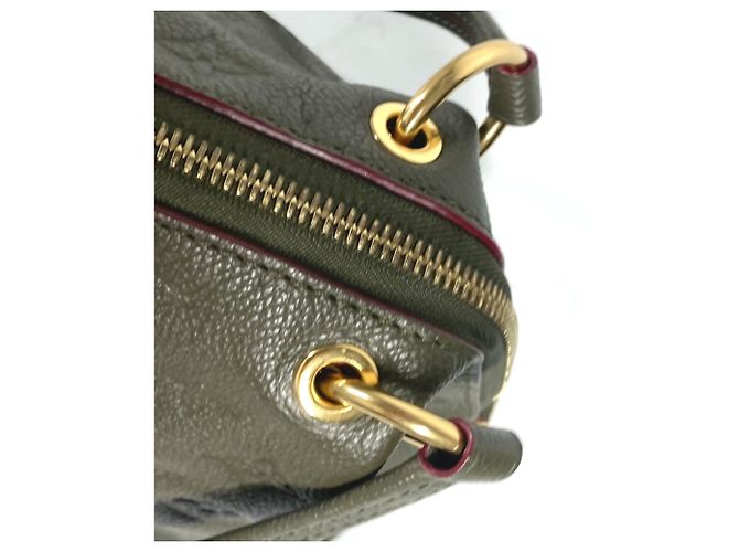 Borsa a Spalla Louis Vuitton Monogram Empreinte Pontu PM Cachi - vista 11