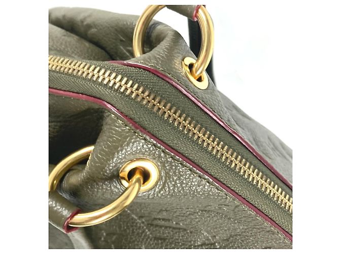 Borsa a Spalla Louis Vuitton Monogram Empreinte Pontu PM Cachi - vista 12