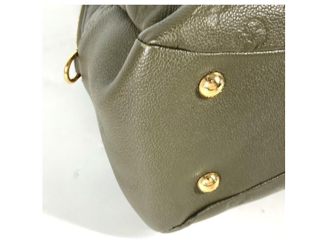 Borsa a Spalla Louis Vuitton Monogram Empreinte Pontu PM Cachi - vista 6