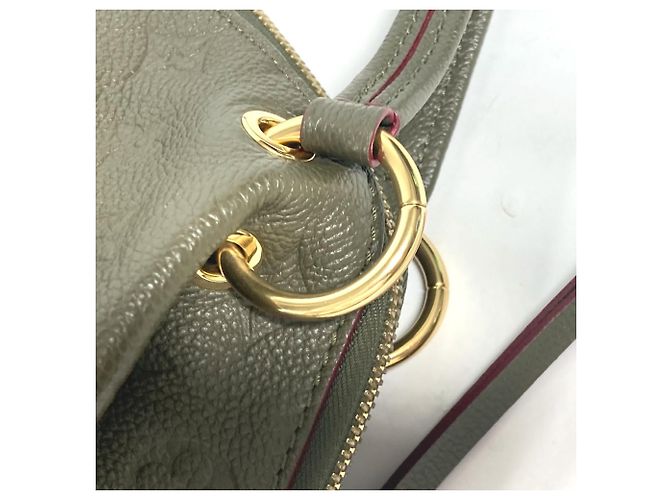 Borsa a Spalla Louis Vuitton Monogram Empreinte Pontu PM Cachi - vista 9