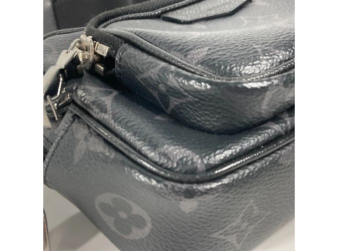Louis Vuitton Monogram Eclipse Schultertasche Schwarz - Ansicht 6
