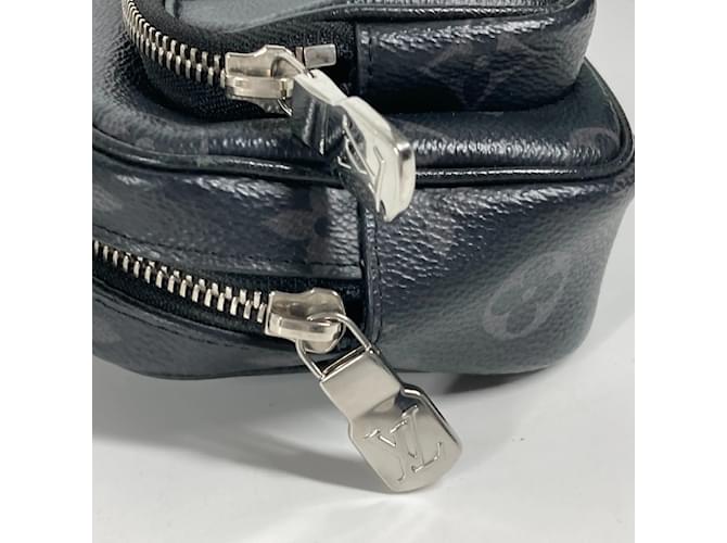 Louis Vuitton Monogram Eclipse Schultertasche Schwarz - Ansicht 7