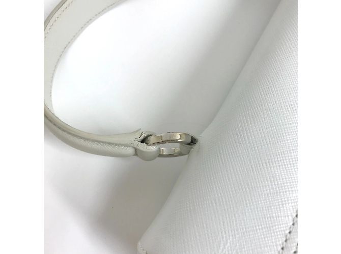 Borsa Gancini di Salvatore Ferragamo Bianco - vista 11