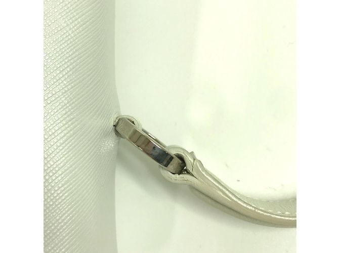 Borsa Gancini di Salvatore Ferragamo Bianco - vista 12