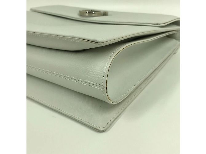 Borsa Gancini di Salvatore Ferragamo Bianco - vista 7
