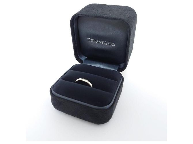 Tiffany & Co Elsa Peretti Ring mit 3 Diamanten aus Platin Weiß - Ansicht 2