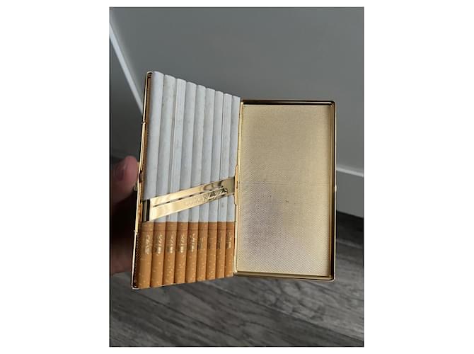Estuche para cigarrillos Gucci Beige Metal - vista 3