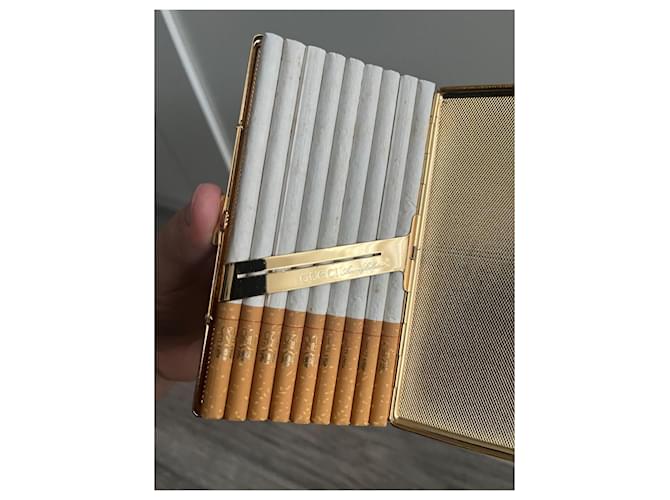 Estuche para cigarrillos Gucci Beige Metal - vista 5