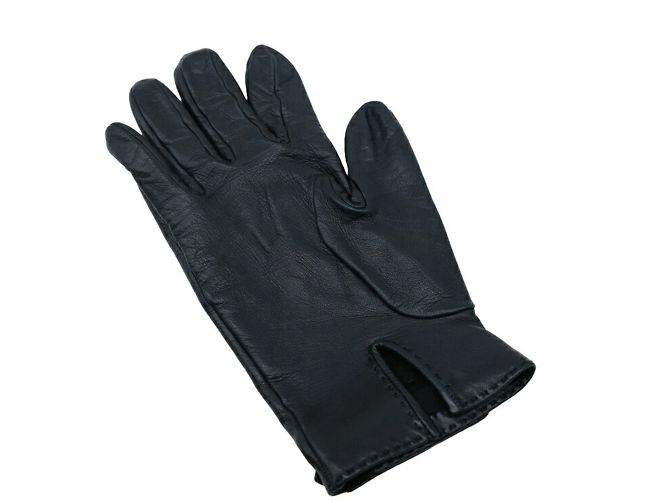 Hermès Hermes Kelly Handschuhe aus schwarzem Lammleder - Ansicht 4
