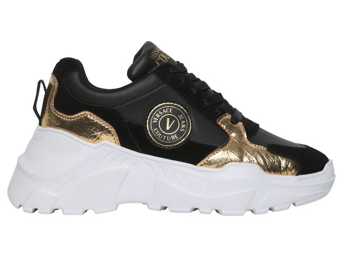 Autre Marque Sneakers Speedtrack V-Emblem di Versace Jeans Nero - vista 2