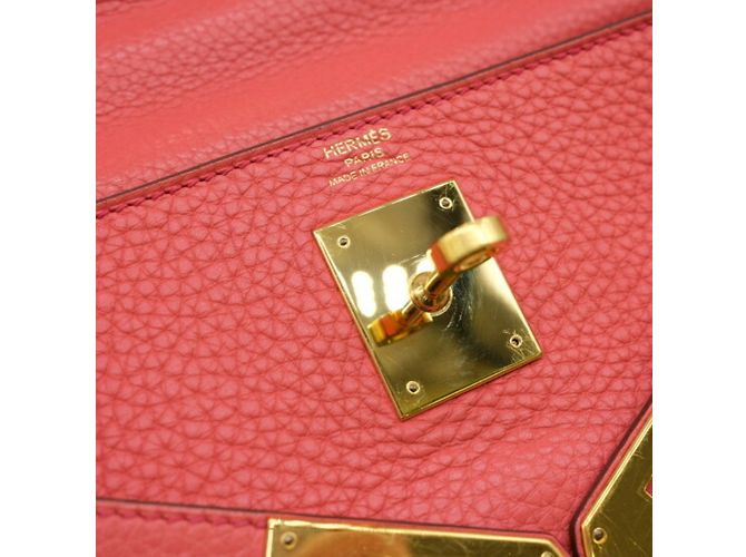Hermès Sac à main Hermes Kelly 28 en Bougainvillier - vue 10