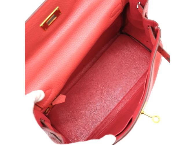 Hermès Sac à main Hermes Kelly 28 en Bougainvillier - vue 11