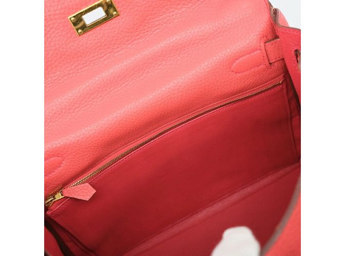 Hermès Sac à main Hermes Kelly 28 en Bougainvillier - vue 12