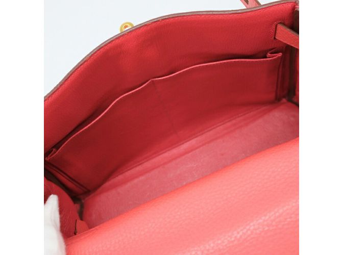 Hermès Sac à main Hermes Kelly 28 en Bougainvillier - vue 14
