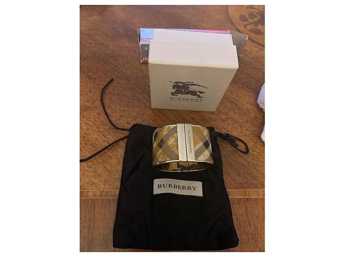 Bracciale Rigido Burberry Marrone Chiaro Metallo - vista 3